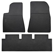Matericuo driver mat front overview showing precise Tesla Model 3 fit and protection