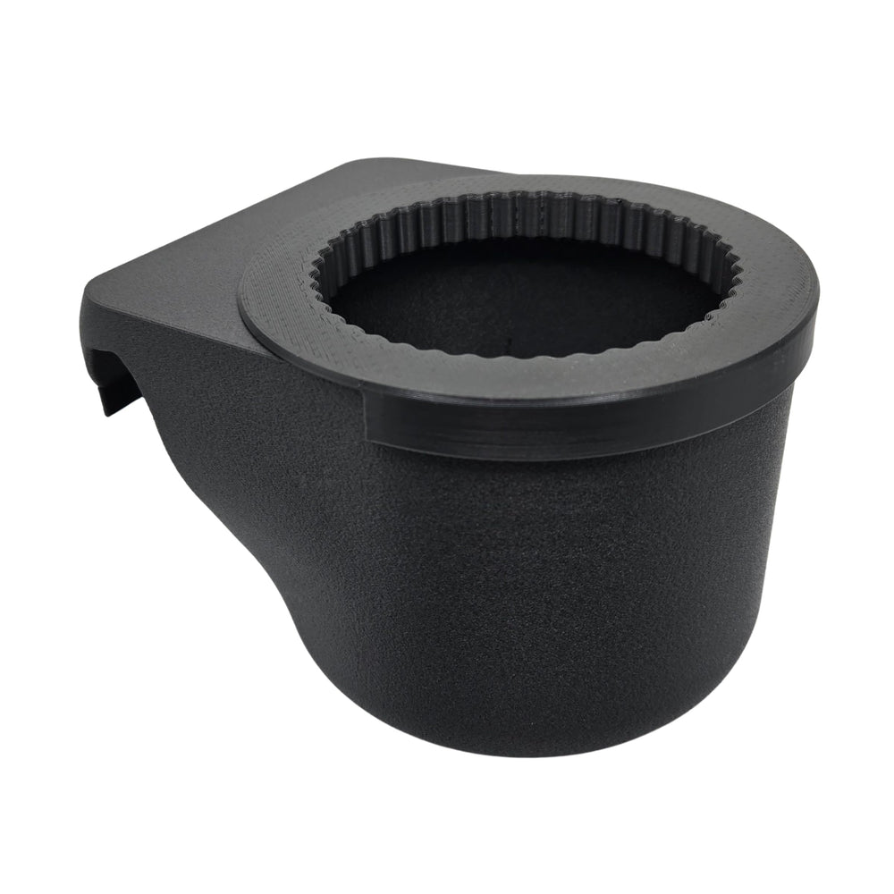 MATERIUM front view installed in CX-50 console, secures large bottles