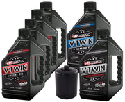 MaxHiflo VTTOCK14 kit front view showing all included oils and filter for convenience
