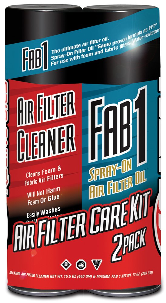 Maxima aerosol can front view showing label and strength for cleaning filters