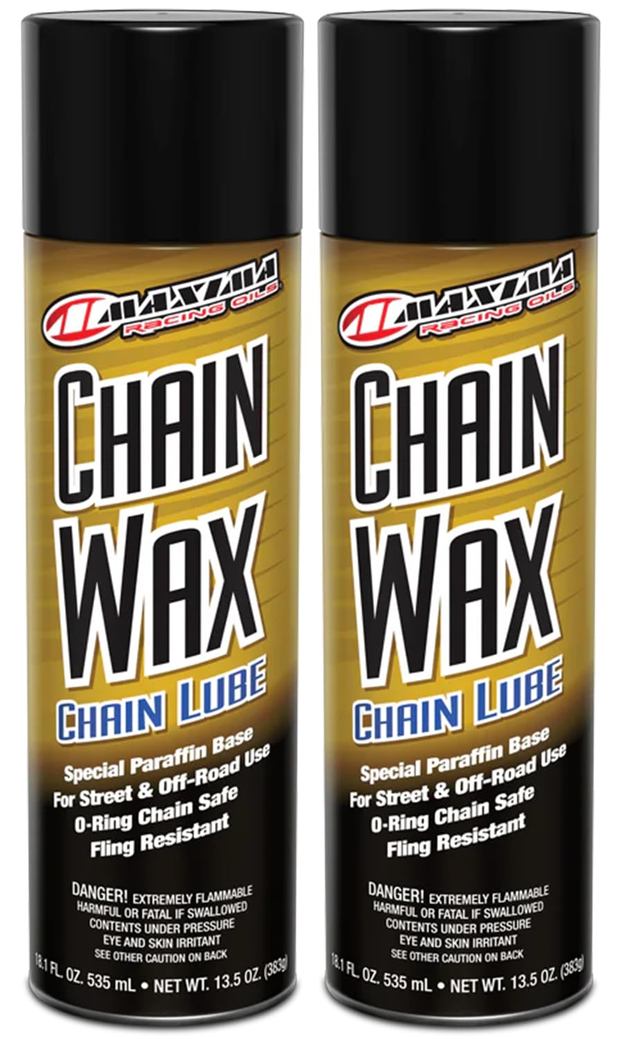 Maxima chain wax aerosol front view showing label and useful protection benefits