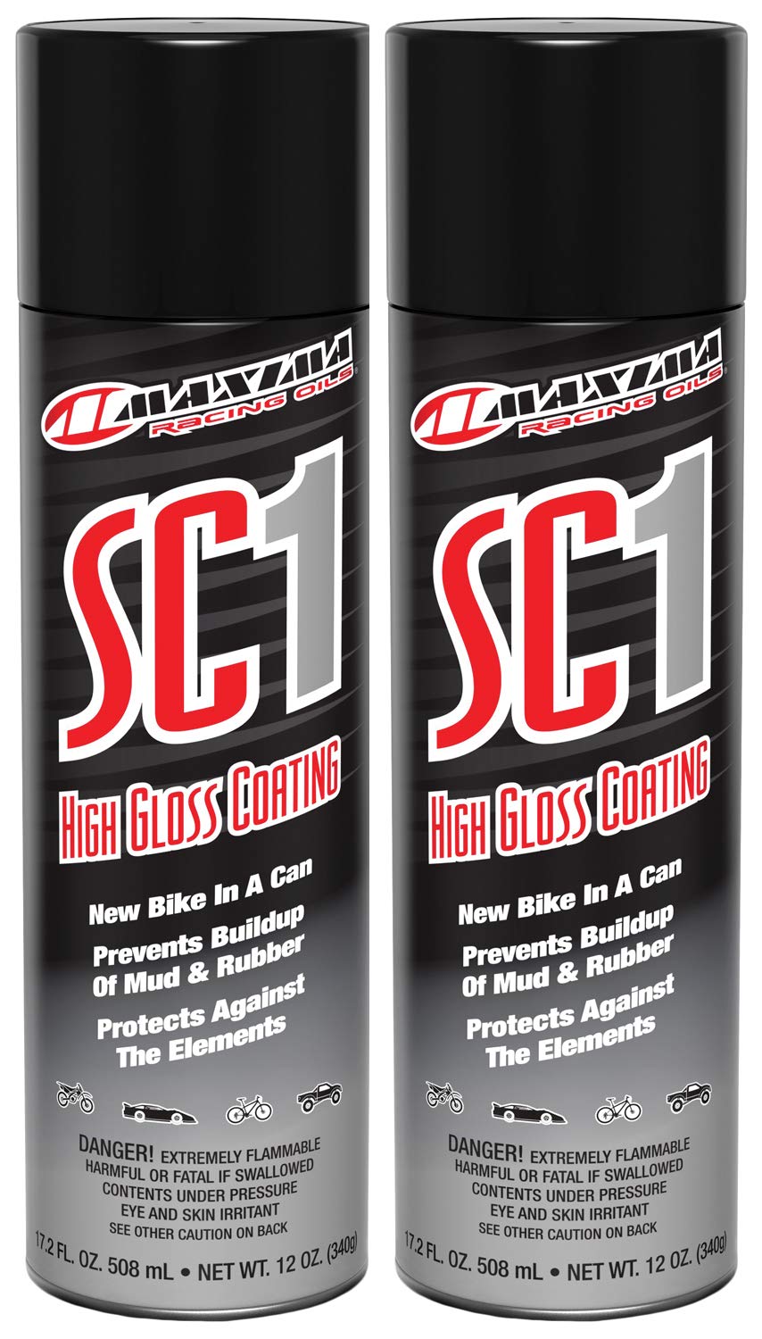Maxima SC1 aerosol can front view showing label and high-gloss benefit