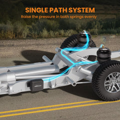 maXpeedingrods compressor mounted underbody demonstrating secure fit and corrosion resistance benefit
