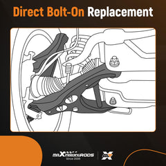 maXpeedingrods ball joint close-up showing joint detail and improved steering precision
