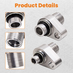 maXpeedingrods kit hardware laid out with fittings and seals for quick install