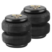 maXpeedingrods front view double-bellow air springs showing durable design and load support