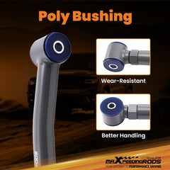 maXpeedingrods powder coat finish closeup showing corrosion resistance for off-road protection