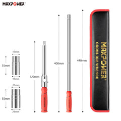 MAXPOWER detachable parts neatly stored in box for tidy trunk organization