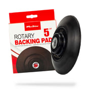 Maxshine front view of 5" backing pad showing stable polishing surface benefit