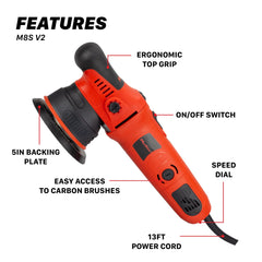 Maxshine side handle detail proving ergonomic grip and reduced fatigue