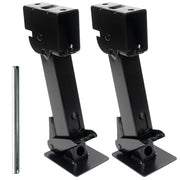 MAXXHAUL front-mounted jacks showing stable trailer support and secure attachment