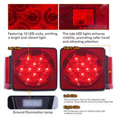 MAXXHAUL license plate bracket mounted with lights illustrating compliant illumination benefit