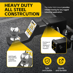 MaxxHaul mounted on truck receiver showing compatibility and easy installation benefit