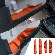 Maxzina front view of orange door tray showing clean fit and organized storage benefit