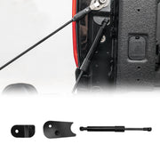 Maxzina tailgate assist front view showing compact damper and clean finish for reliable control