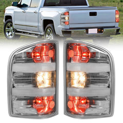 MAYELLO chrome tail lights front view showing clean fit and updated look