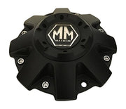 Mayhem matte black center cap front view showing fit and finish benefit