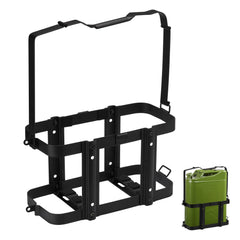 Mayouko front view holder rack showing stable steel frame and secure storage benefit