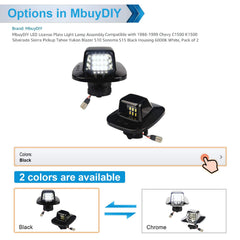 MbuyDIY clear lens and black housing close-up displaying durable finish
