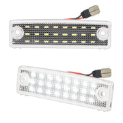 MbuyDIY front view of license plate light showing clean fit and modern look