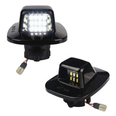 MbuyDIY front view license plate light showing fit and clean look