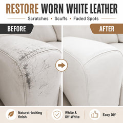 MCTRHG close-up of textured filler restoring leather surface