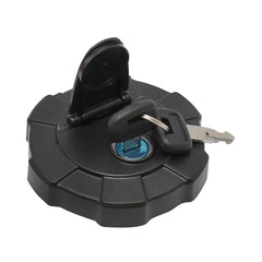 MDEOOSKY fuel cap with two keys highlighting theft deterrence