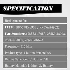MechanMagic rear label showing FCC ID for quick compatibility verification and confidence