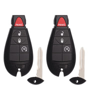 MechanMagic front view of two key fobs showing buttons and housing benefit quick identification