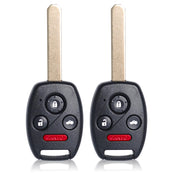 MechanMagic front view of two key fobs showing buttons and fit for easy replacement