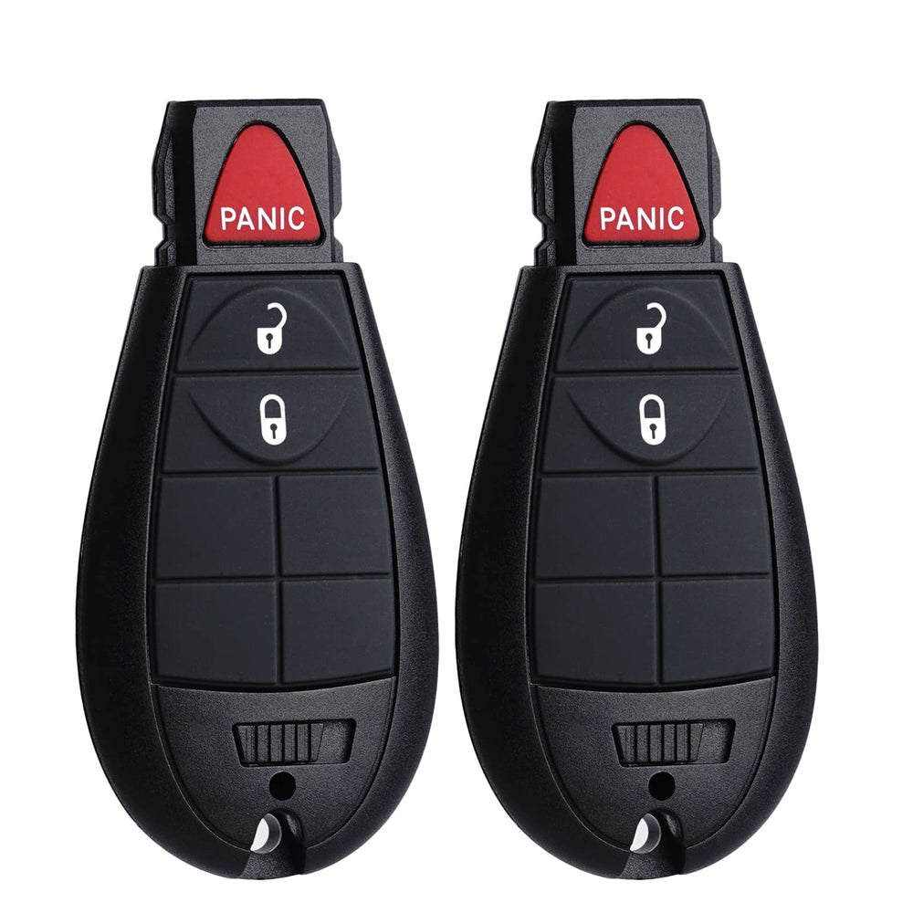 MechanMagic front view of fob showing button layout and easy replacement