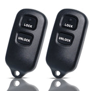 MechanMagic HYQ12BBX front view showing two remotes and easy replacement benefit