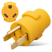 MECMO front view adapter showing 14-50P to TT-30R for versatile hookups