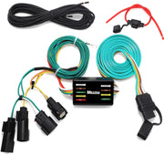 MECMO front view of 4-pin harness showing connector for easy hookup