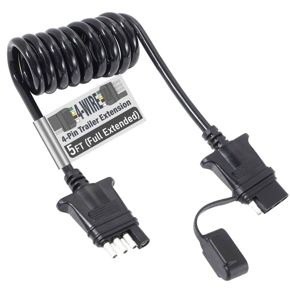 MECMO front view of 4-pin flat connector showing easy plug-in benefit