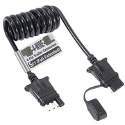 MECMO front view of 4-pin flat connector showing easy plug-in benefit