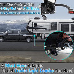 MECMO mounted on vehicle tow port illustrating OEM fit and neat installation