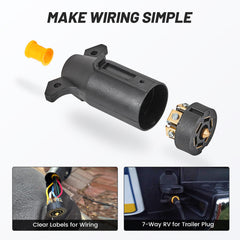 MECMO ergonomic side grip hooks for easier plug and unplug