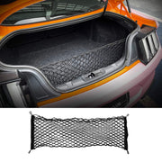 MEEAOTUMO front view of cargo net showing snug fit and trunk protection