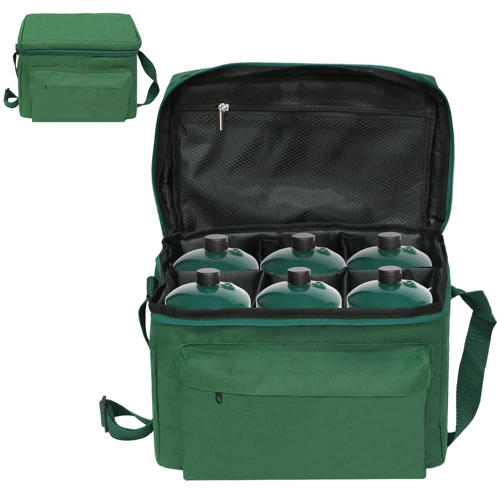 MEFUN front view showing six propane tanks neatly stored and easy transport