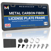 Mega Racer front view showing slim carbon fiber frame and clean fit benefit