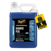 Meguiar's D111 gallon front bottle showing branding and size benefit