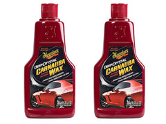 Meguiar's front packaging view showing product and glossy finish benefit