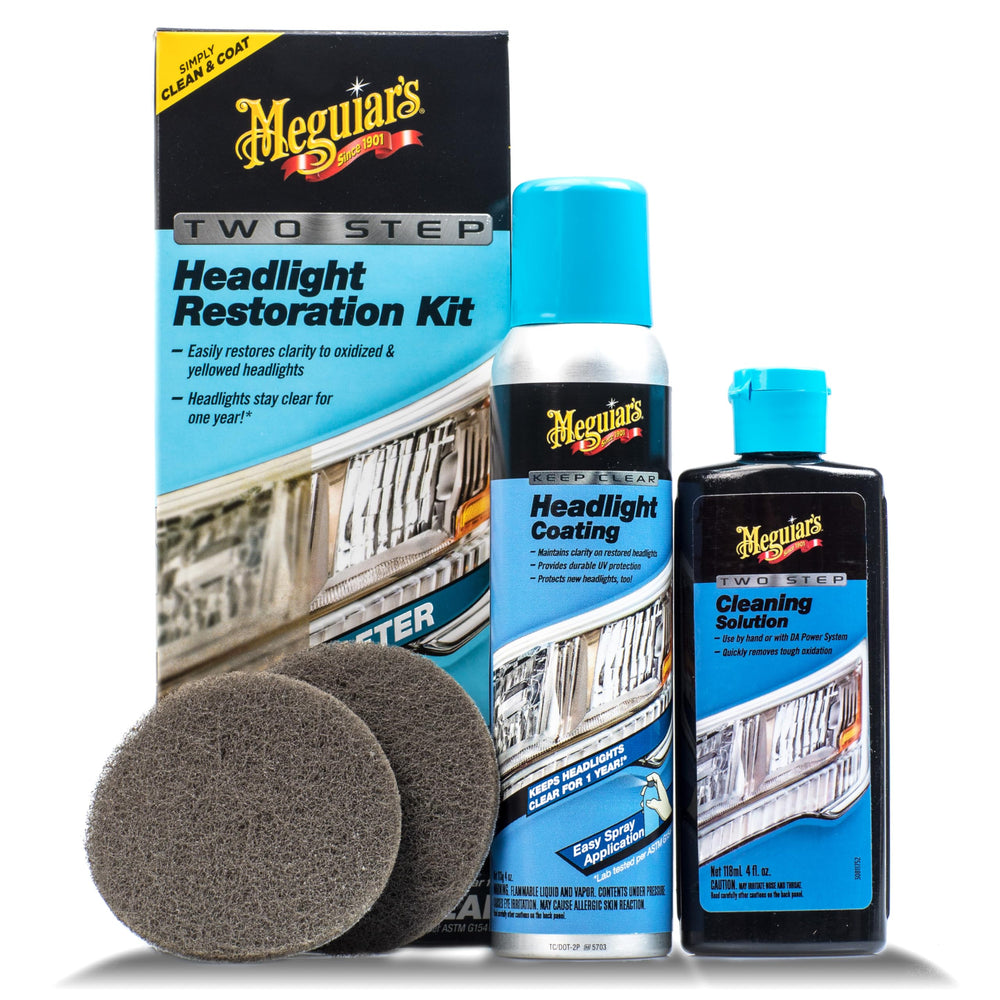 Meguiar's kit front packaging showing included items and DIY benefit