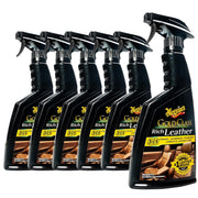 Meguiar's front packaging showing six spray bottles and clear product branding for value