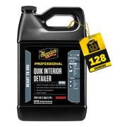 Meguiar's spray bottle front view showing easy-spray and quick cleanup benefit