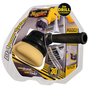 Meguiar's G3500 front view showing compact dual-action design and easy handling benefit