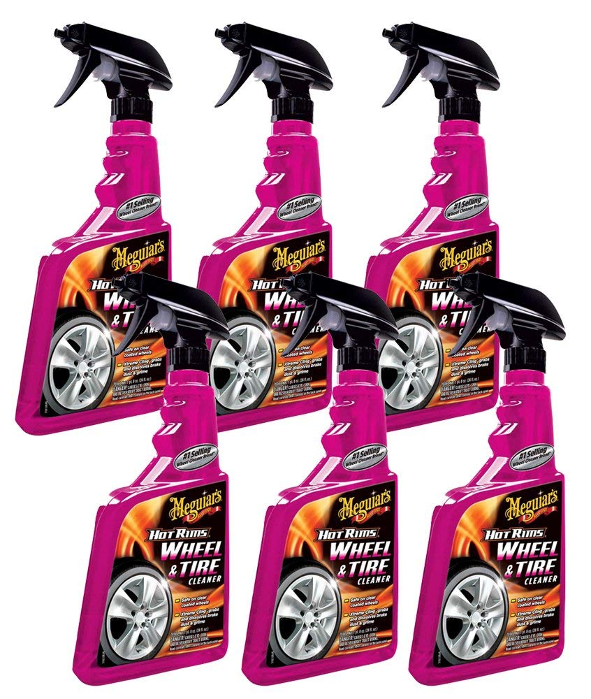 Meguiar's front view of spray bottle showing label and easy-spray nozzle for quick cleaning
