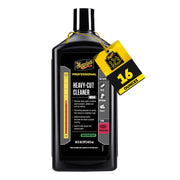 Meguiar's M04 front label showing product identity and heavy-cut performance benefits