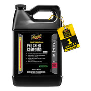 Meguiar's M100 front gallon bottle showing professional packaging and quick identification benefit